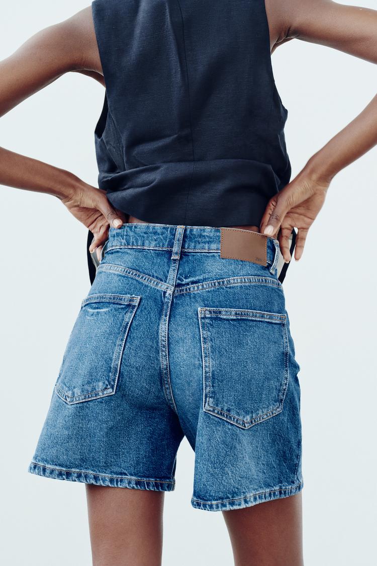 Short denim oscuro