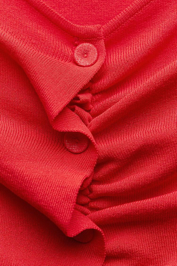 Top Rojo de punto