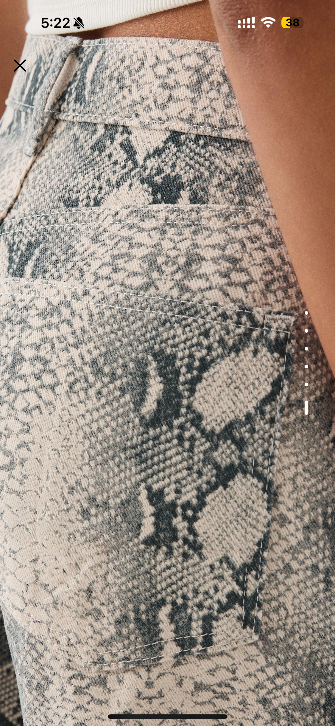 Pantalón de culebra