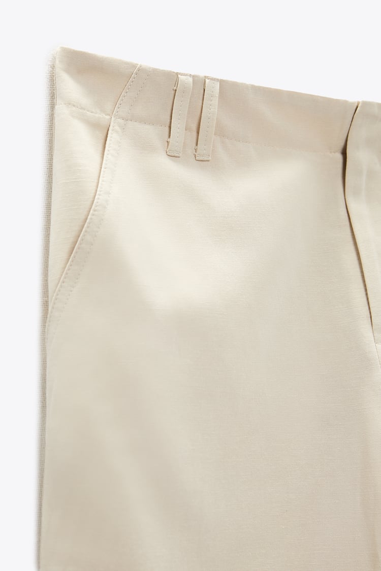 Pantalón de Lino Beige