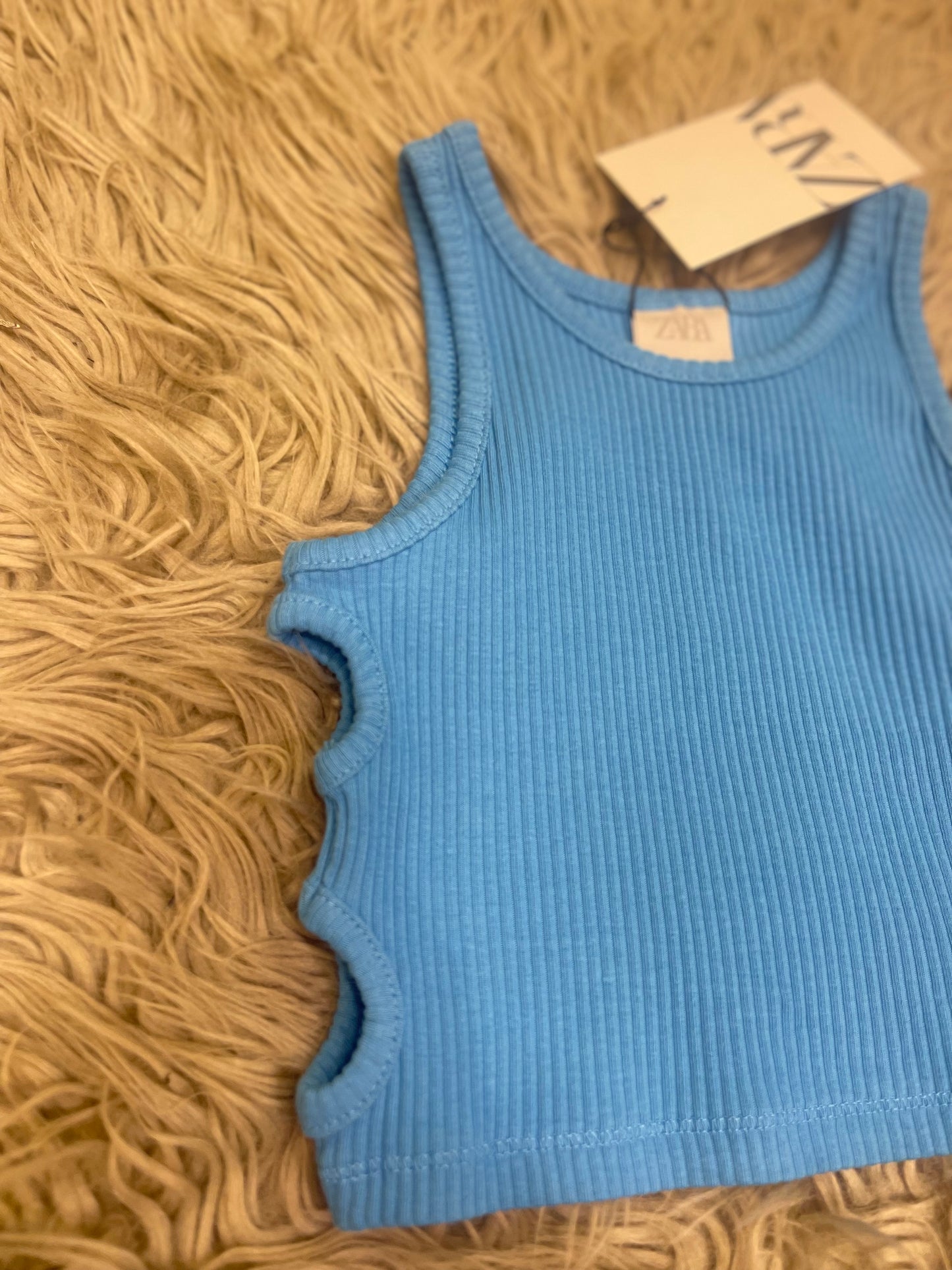 Top azul niña