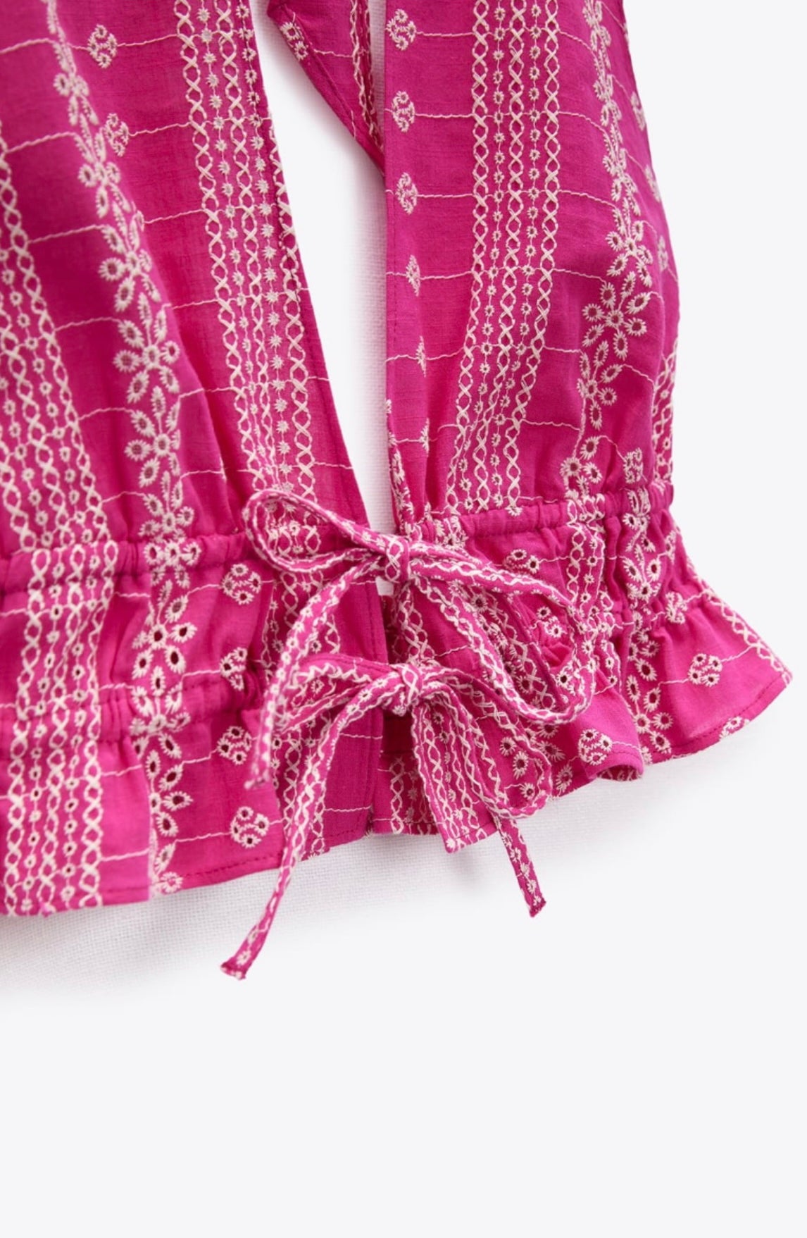 Crop top fucsia