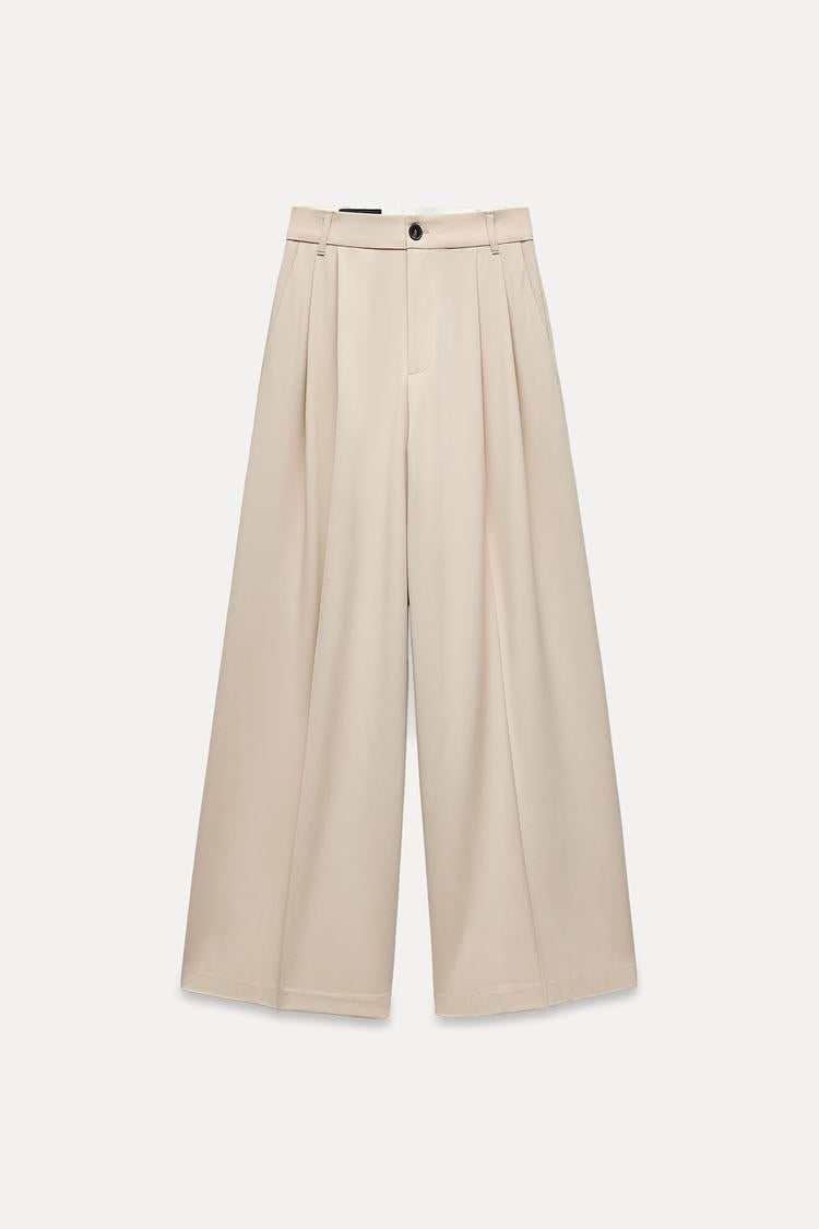 Pantalón Beige pinzas