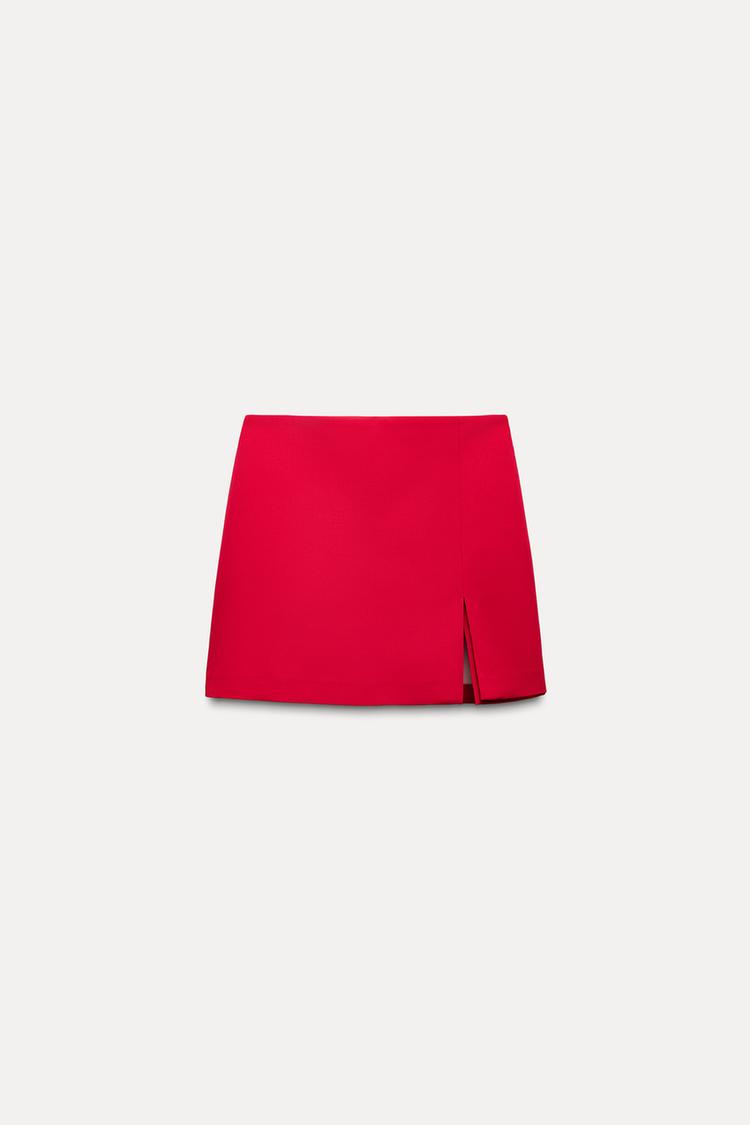 Falda Short Roja