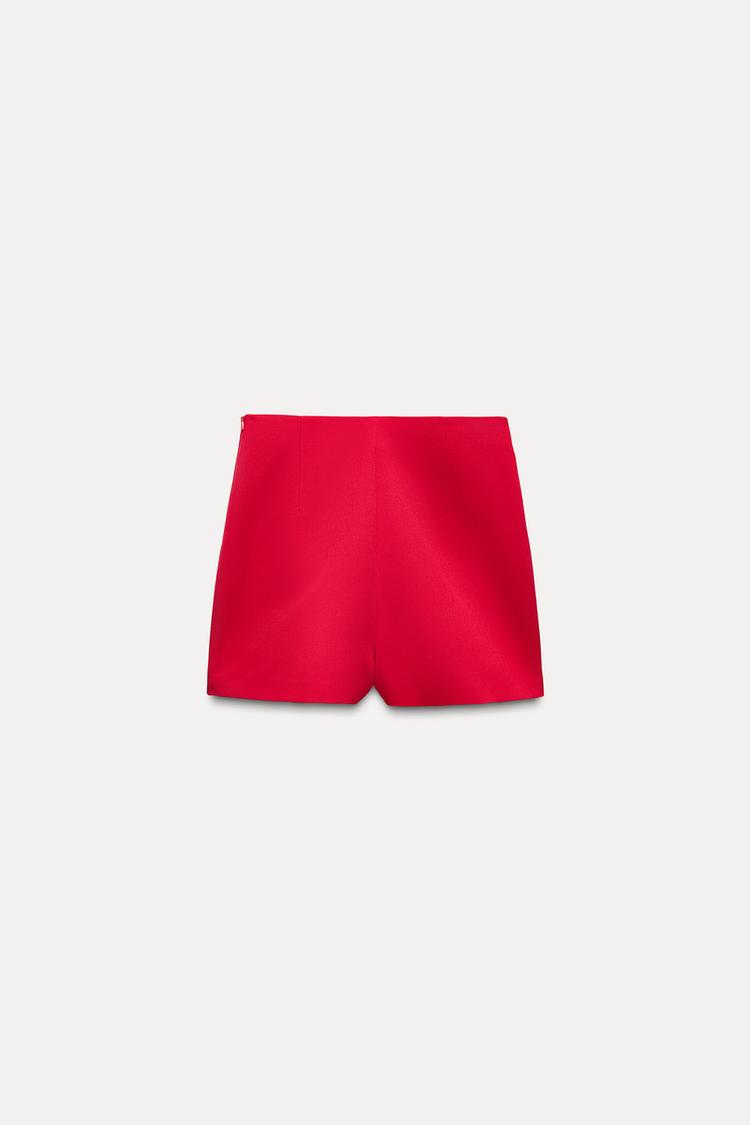 Falda Short Roja