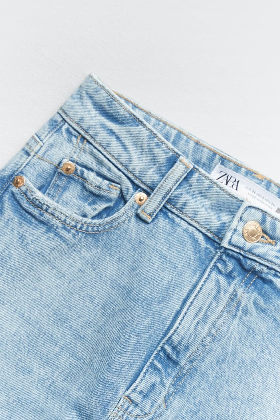 Jean Mom Fit azul