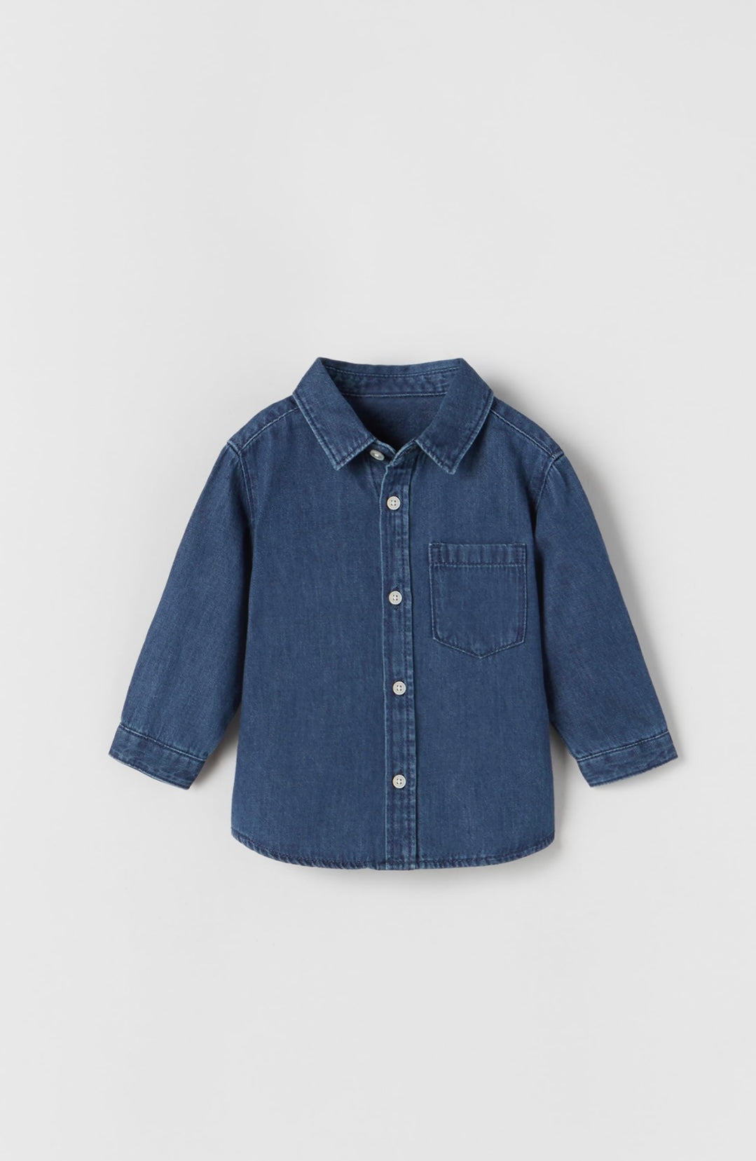 Camisa denim niño