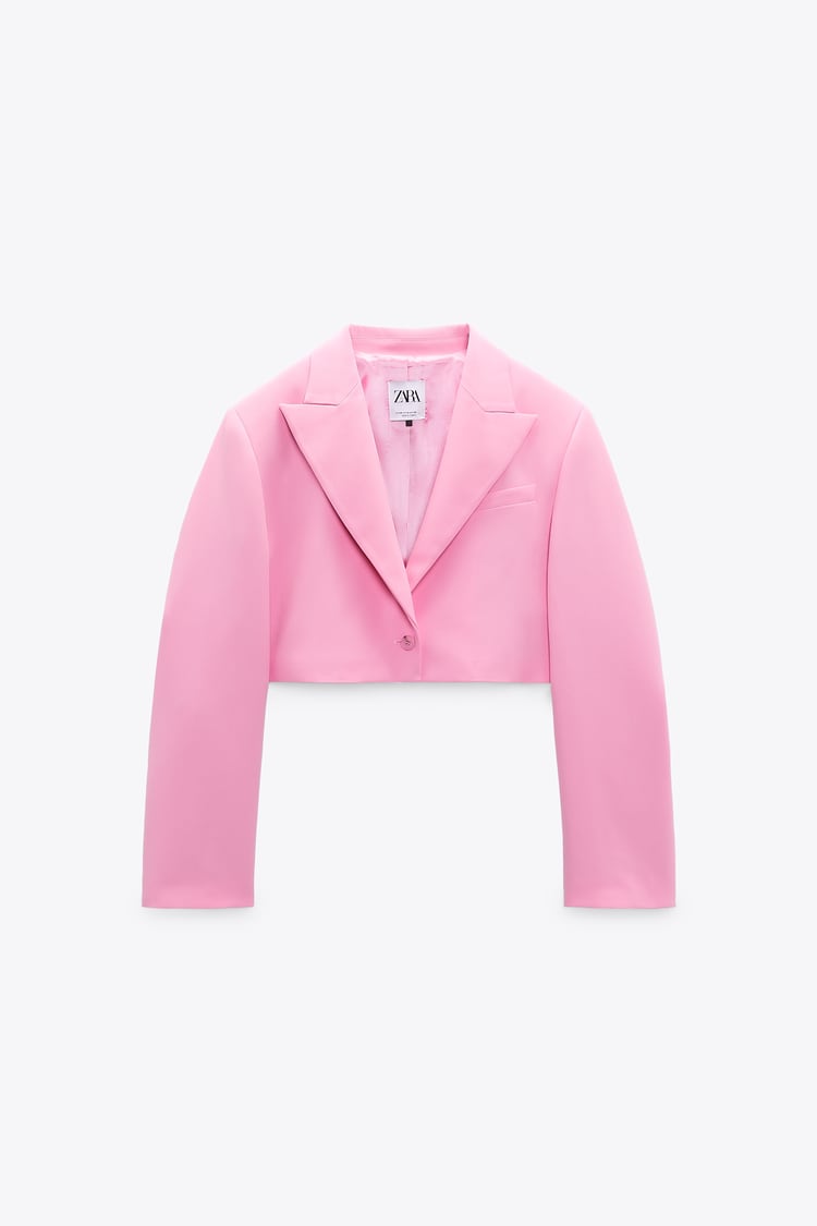 Blazer Crop fucsia