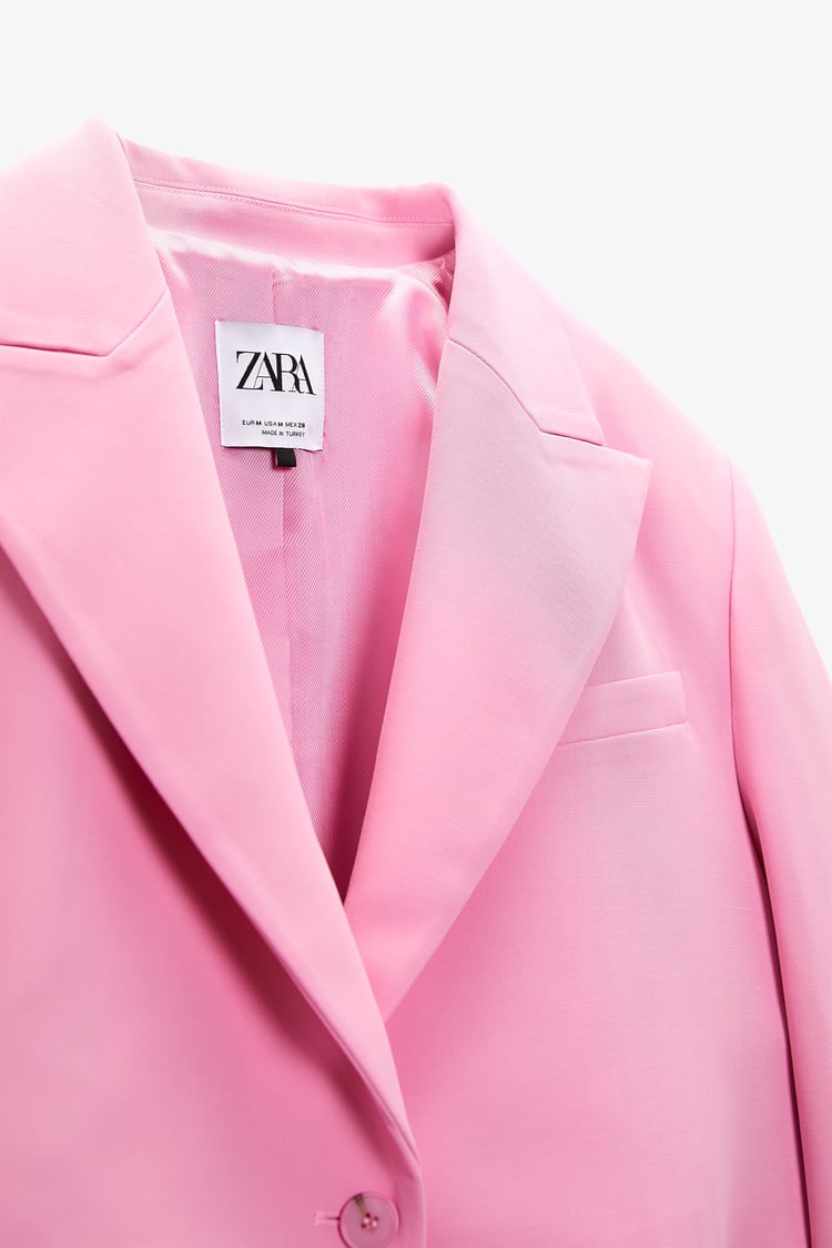 Blazer Crop fucsia